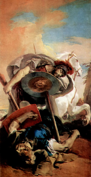 Этеокл и Полиник убивают друг друга